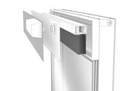 A removable panel allows access to the sunblind for easy maintenance. 