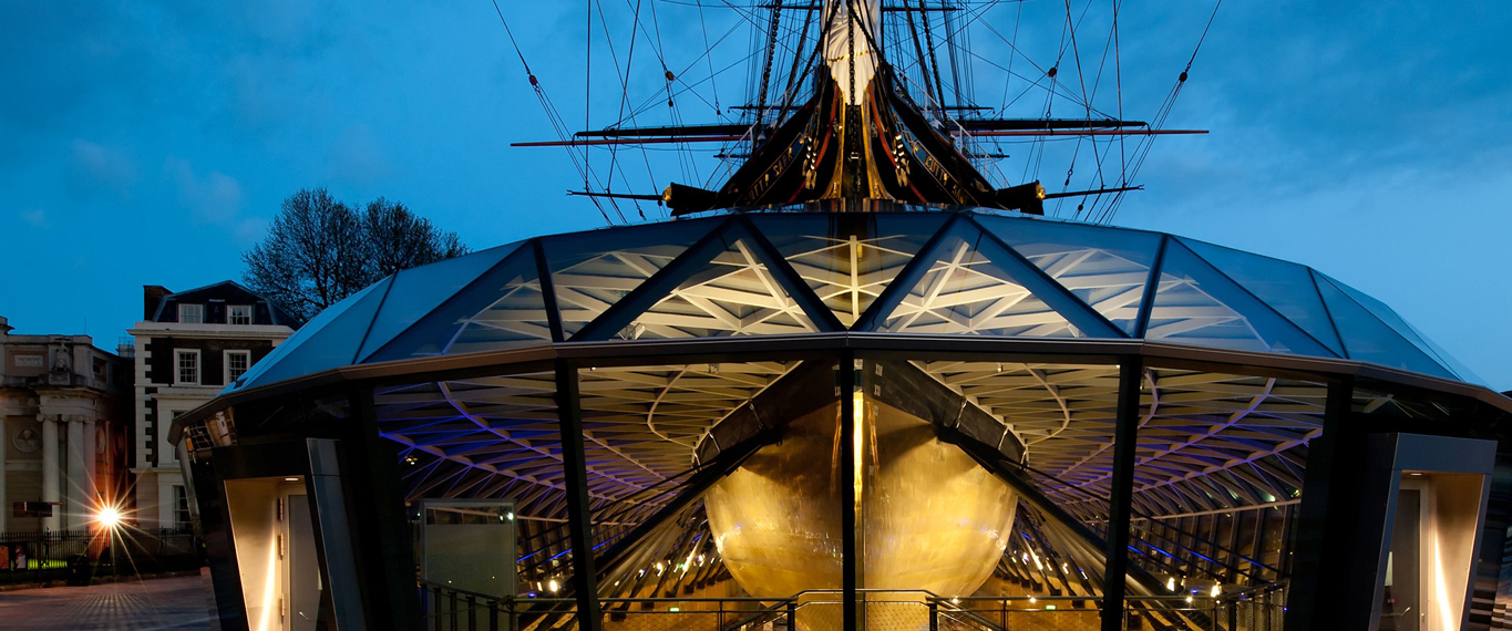 seele manufactured a glass canopy for the 100-year-old Cutty Sark in Greenwich, London.