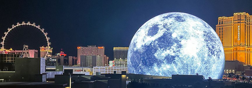 Sphere Las Vegas, USA: gigantic LED screen made by seele. - seele