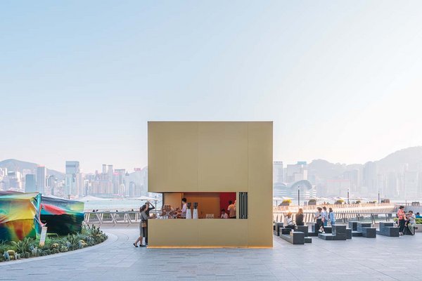 20t Stahlunterkonstruktion für den Seadeck Kiosk in Hongkong von seele