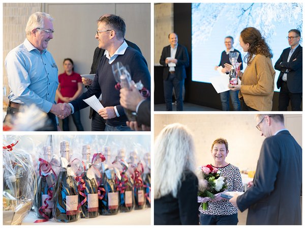 In 2022, we honoured a total of 91 colleagues for their decades of commitment at seele