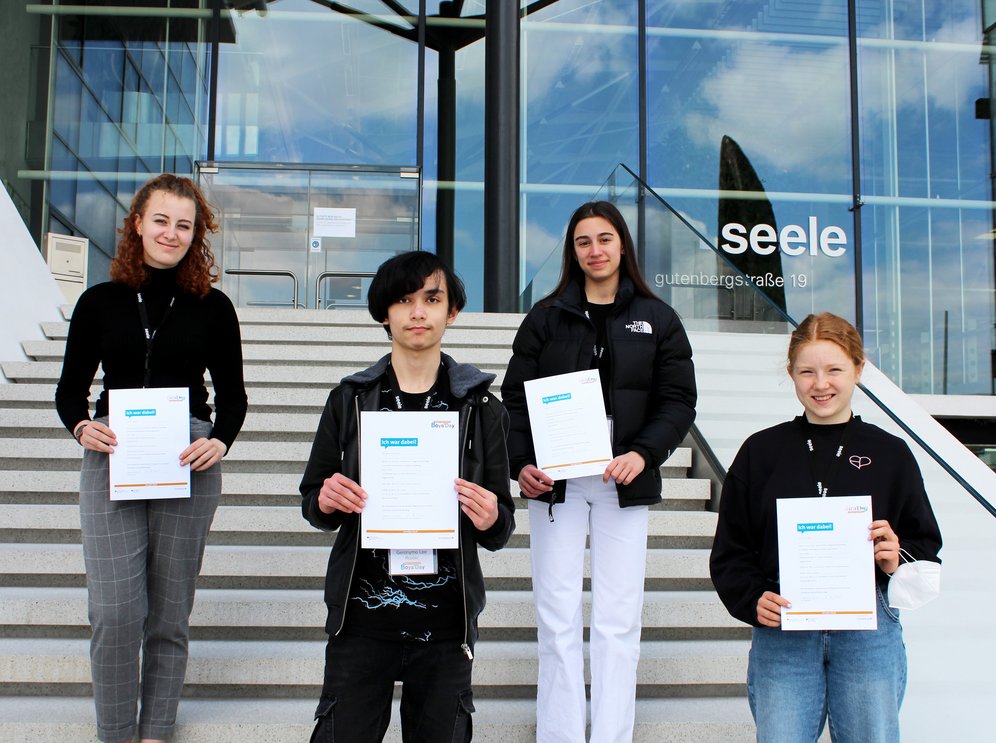 All participants at the Girls'Day and Boys'Day gained exciting insights at seele