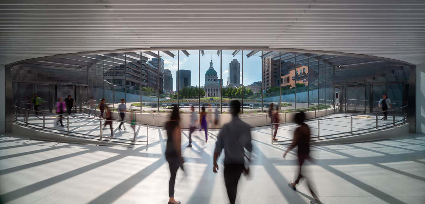 Gateway Arch in St. Louis: steel-and-glass design - seele