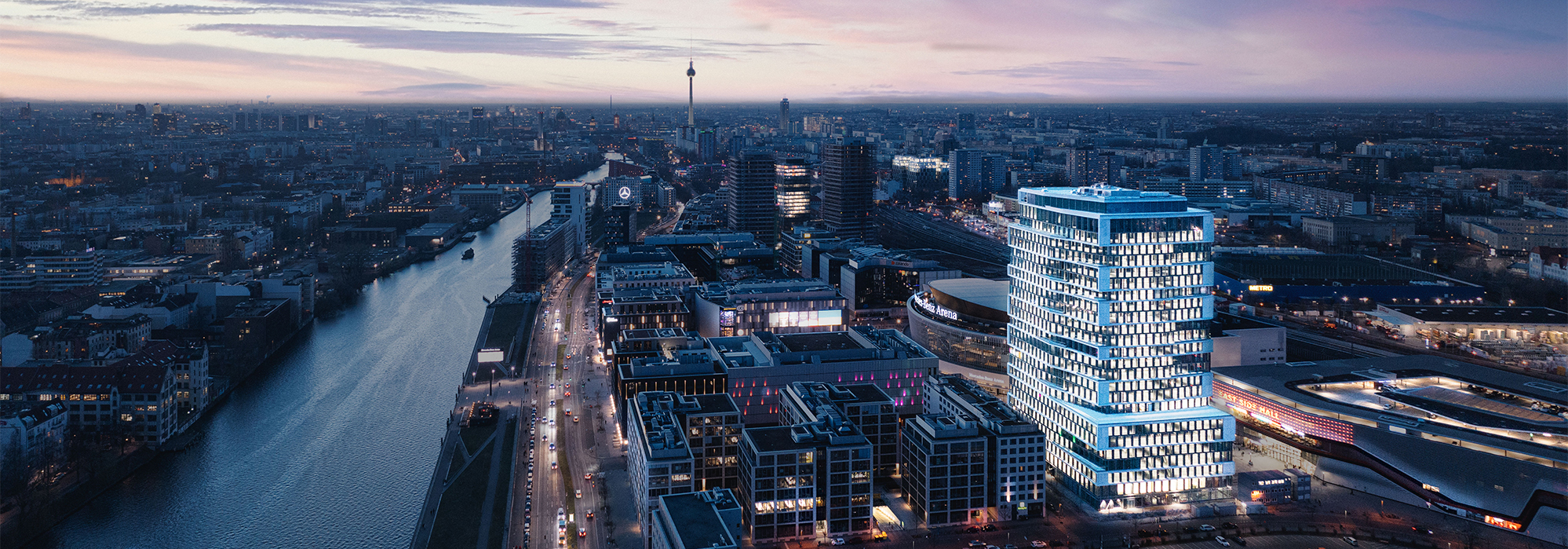 STREAM Tower in Berlin: Elementfassade von seele