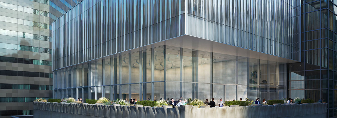 seele, Inc. realisiert gebogene Stahl-Glas-Fassade für Tiffany Flagship Store