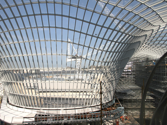 Glas-Dach für Chadstone Shopping Centre von seele realisiert